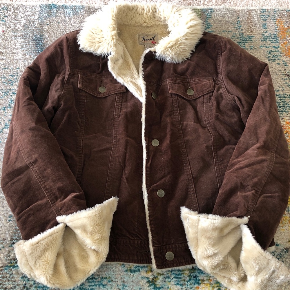 Fossil Faux Fur Jacket